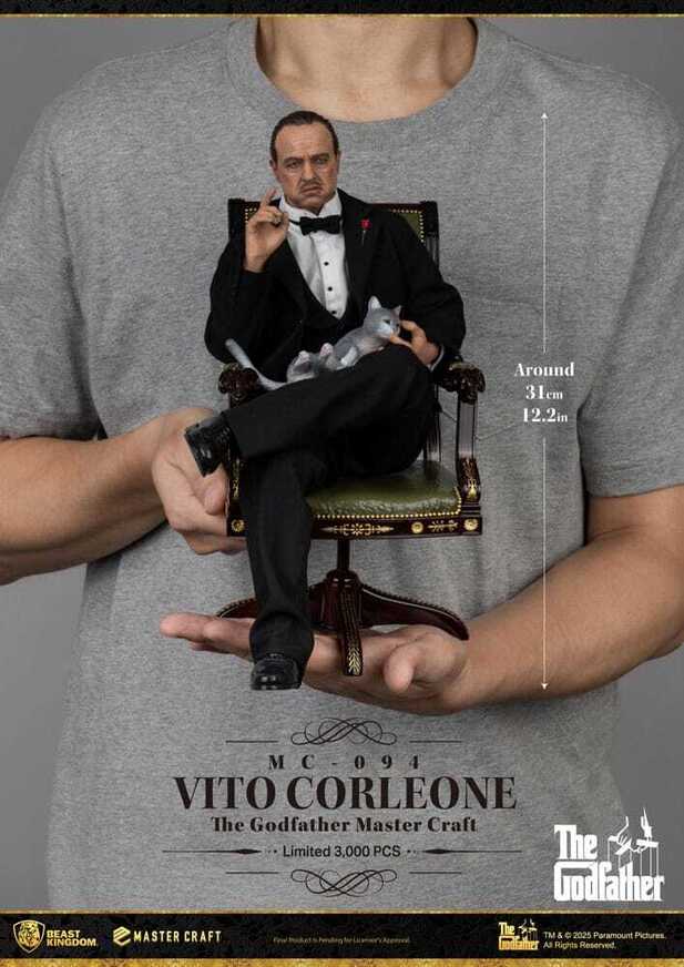 The Godfather Master Craft Statue Vito Corleone 31 cm - BKDMC-094