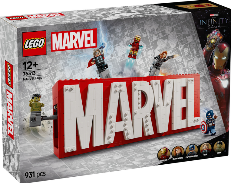 LEGO Super Heroes Marvel Logo & Minifigures - 76313