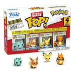 Funko Bitty POP! Pokemon - Bulbasaur, Flareon, Pichu & Chase Mystery 4-Pack Figures