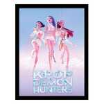 KPop Demon Hunters Collector Print Framed Poster Trio - FP2510434
