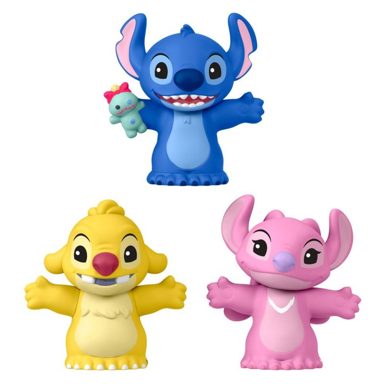 Disney Lilo & Stitch Little People Collector Mini Figure 3-Pack Stitch & The Cousins 7cm - JKR73