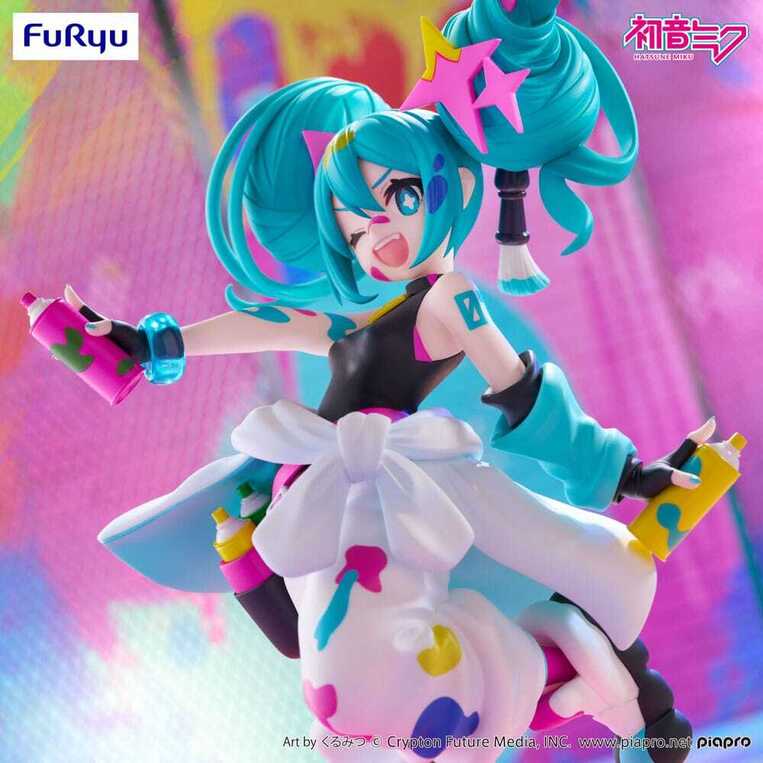 Hatsune Miku Trio-Try-iT PVC Statue Miku Paint Girl 19 cm - FRYU50345