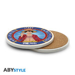 One Piece Ceramic Coasters "Monkey D. Luffy" - ABYCOS035 