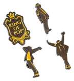 Michael Jackson Pin Badges Set (4) - SET4P034