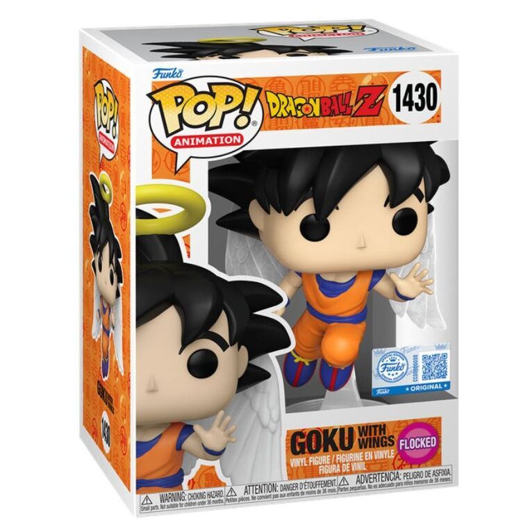 Funko POP! Dragon Ball Z - Goku with Wings (Flocked) #1430 (Exclusive Figure)
