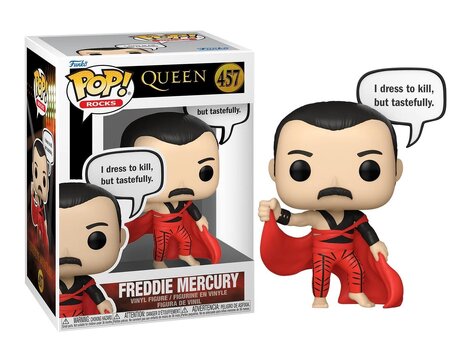 Funko POP! Rocks: Queen - Freddie Mercury (I Dress to Kill) Figure #457