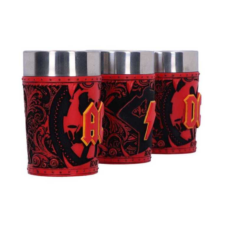 AC/DC Shot Glasses Logo 3-Pack - NEMN-B6638B24