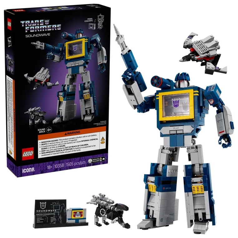 LEGO Icons Transformers Soundwave - 10358