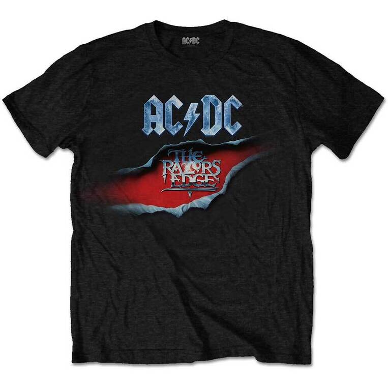 AC/DC Unisex T-Shirt: The Razors Edge - ACDCTS61MB- XL