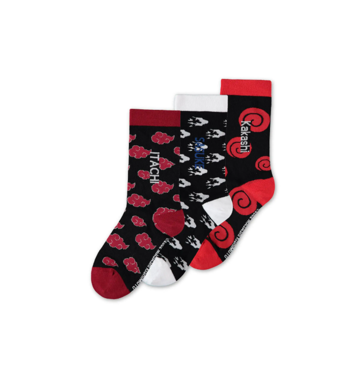 Naruto - Sasuke Kakashi Itachi 3-Pack - CR771142NRT- 39-42