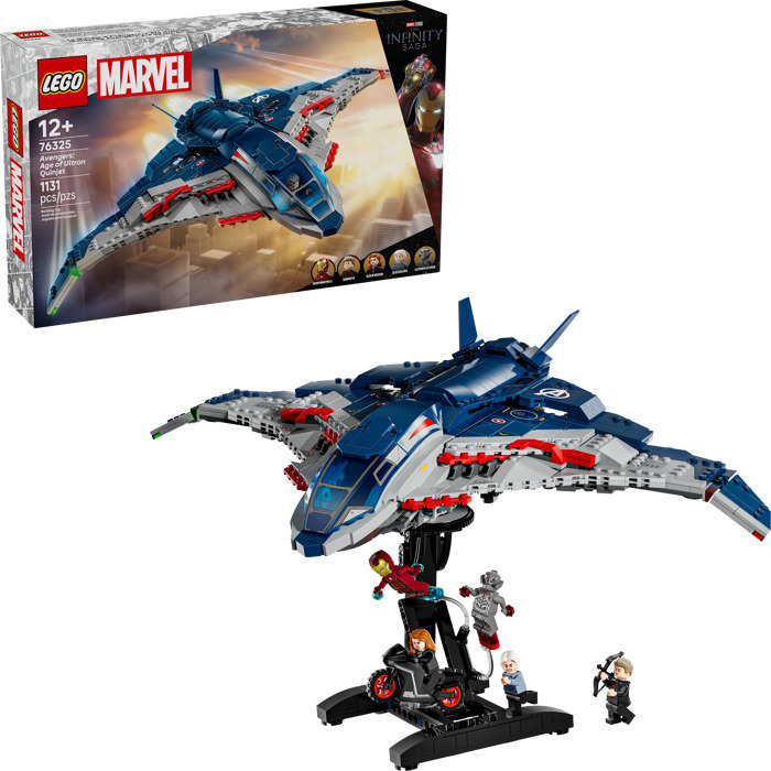 LEGO Marvel Avengers: Age Of Ultron Quinjet - 76325 