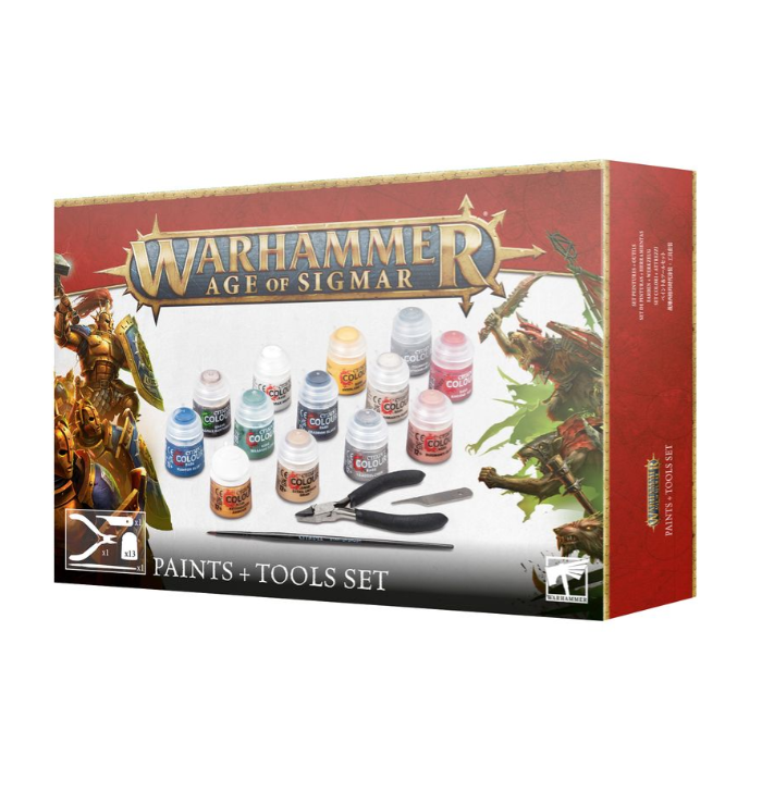 Age of Sigmar : Paints + Tools Set 80-17