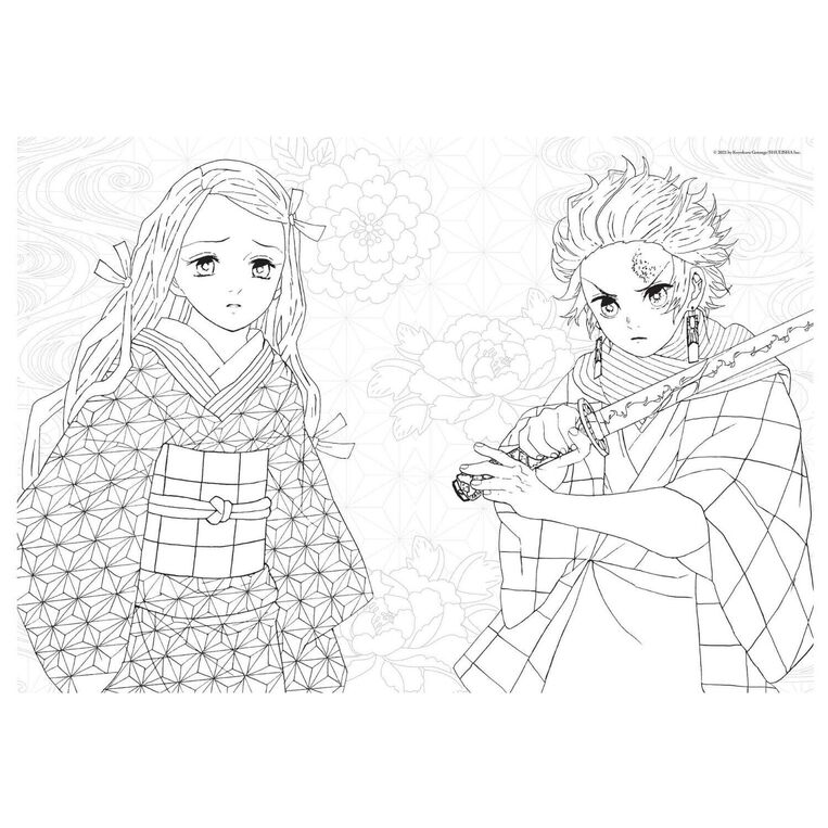 Demon Slayer: Kimetsu no Yaiba: The Official Coloring Book Paperback – Coloring Book