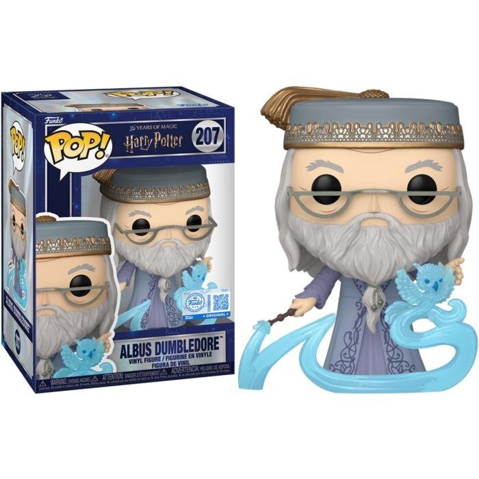 Funko POP! Harry Potter - Albus Dumbledore with Patronus #207 (Exclusive) Figure