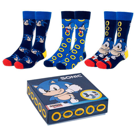 Sonic the Hedgehog Pack 3 Socks - CRD2900001945