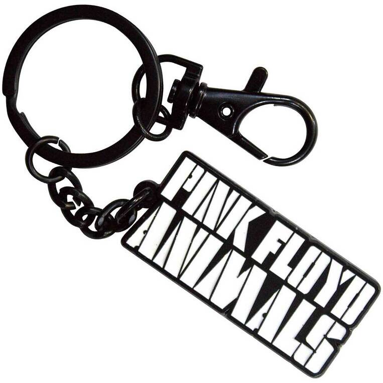 Pink Floyd Keychain: Animals Mono Text Logo - PFKEY07