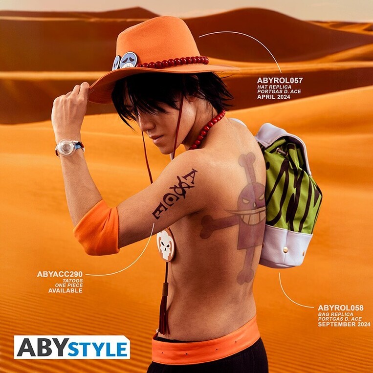 One Piece Replica Hat Portgas D. Ace - ABYROL057