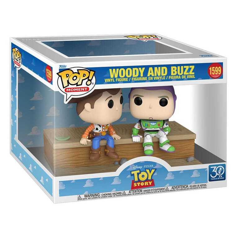 Funko POP! Moment: Toy Story (30th Anniverary) – Woody & Buzz #1599