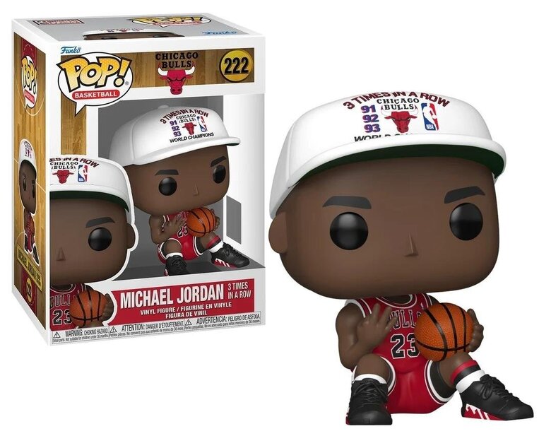 Funko POP! NBA: Bulls - Michael Jordan (3x in a Row) Figure #222
