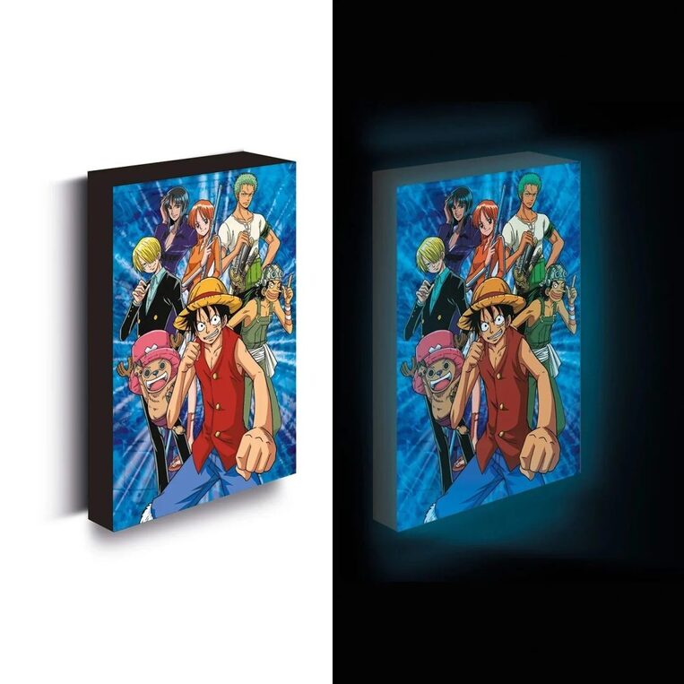 One Piece Luffy With Friends Light Canvas (Luffy’s Crew) 30x40cm - WDCL12557