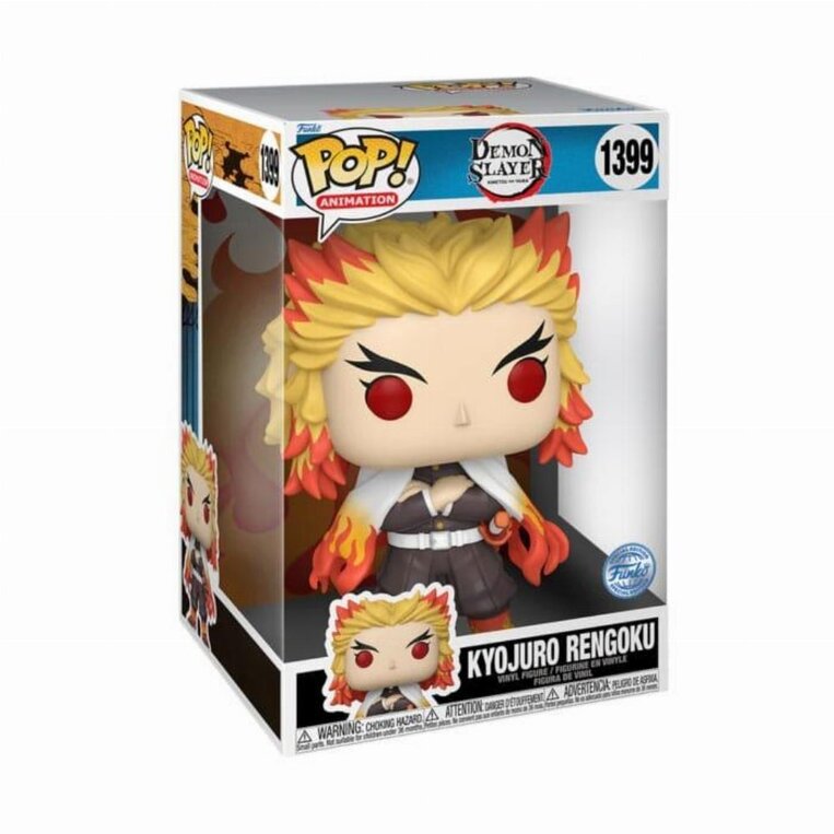 Funko POP! Demon Slayer: Kimetsu no Yaiba - Kyojuro Rengoku #1399 Jumbosized (Exclusive) Figure