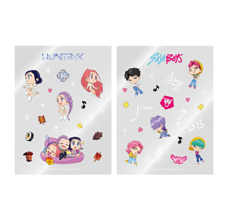 KPop Demon Hunters Official Lightstick Deco Sticker Pack - CG30427