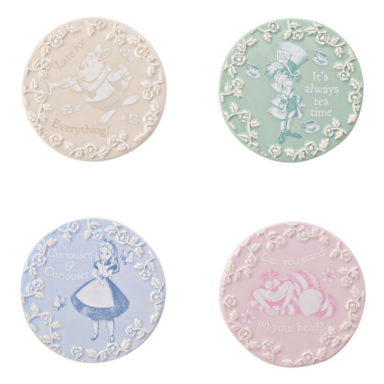 Disney Alice in Wonderland Set of 4 Coasters - DI2227
