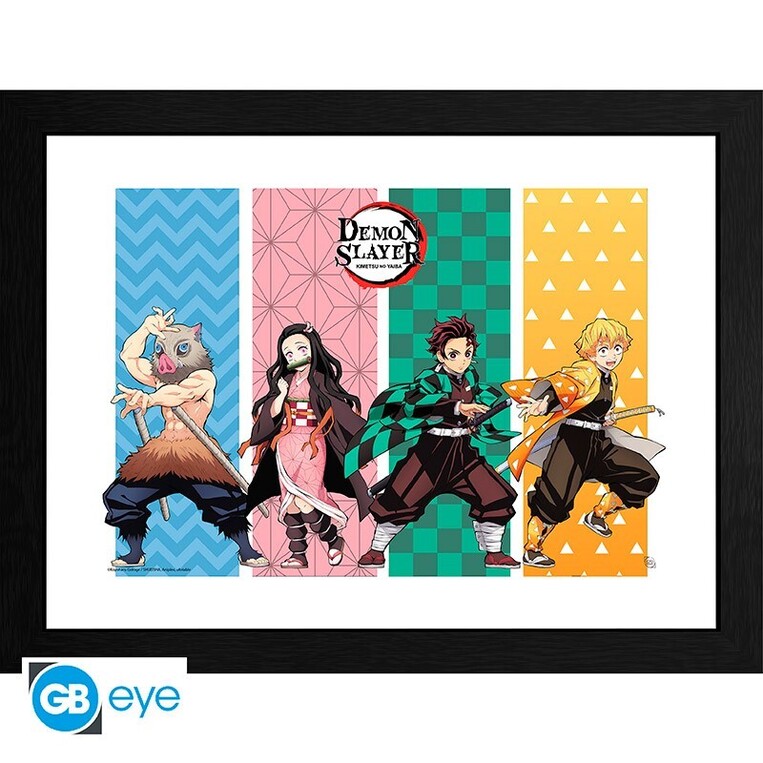 Demon Slayer - Wooden Framed Print "Group" (30x40) - GBYDCO220
