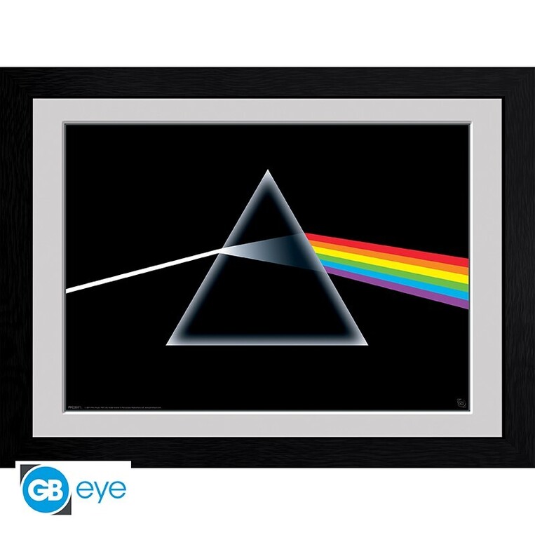 Pink Floyd - Wooden Framed Print "Dark Side Of The Moon" (30x40) - PFC3371