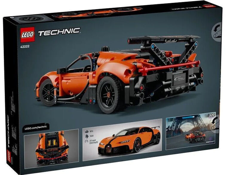 LEGO Technic Bugatti Chiron Pur Sport Hypercar - 42222