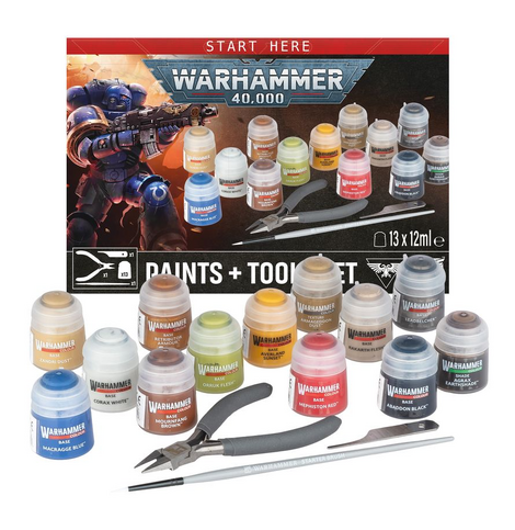 Warhammer 40,000 – Paints + Tools Set 60-12