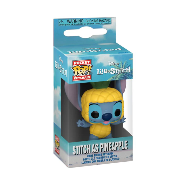 Funko Pocket POP! Disney: Lilo & Stitch – Stitch As Pineapple Vinyl Figure Keychain