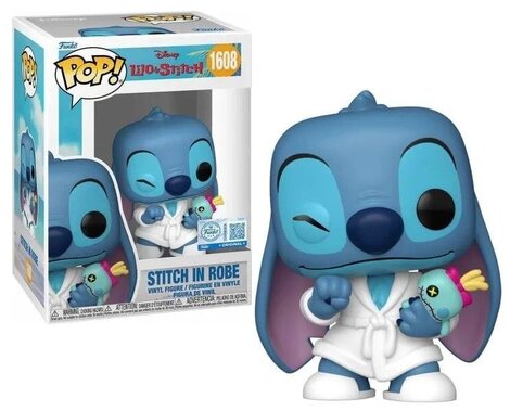 Funko POP! Disney: Lilo & Stitch - Stitch in Robe #1608 (Exclusive) Figure
