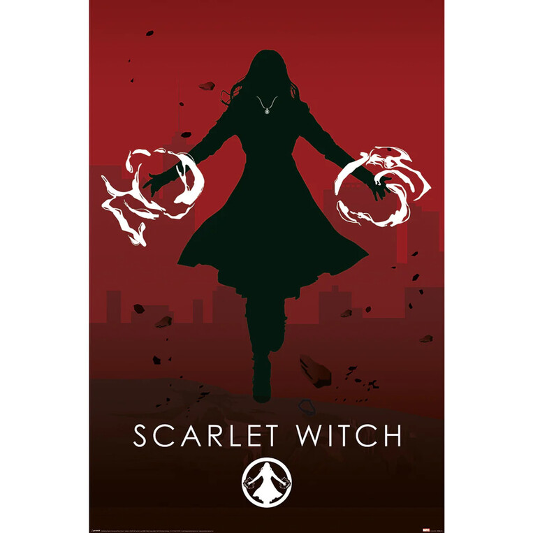 Marvel Scarlet Witch (Silhouette) 61 x 91.5cm Maxi Poster - PP35121