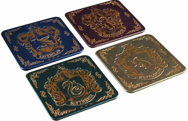 Harry Potter Coaster 4-Pack Houses Crests - PP4257HPV2