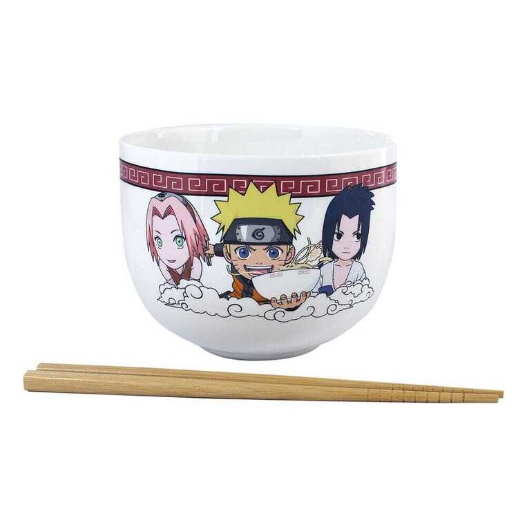 Naruto Shippuden Ramen Bowl with Chopsticks Team Seven 414 ml - BWL-32564