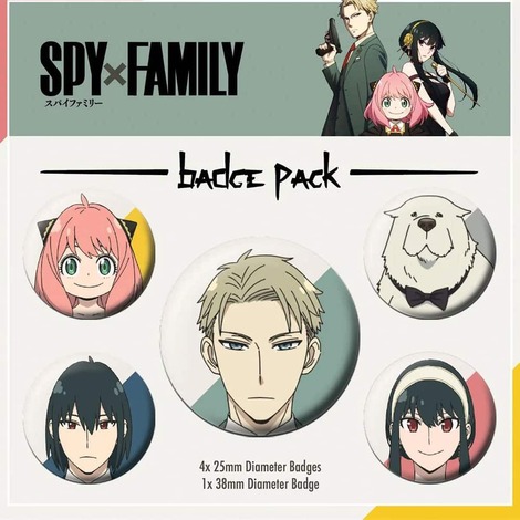 Spy X Family Pin Badge Pack - BP80824
