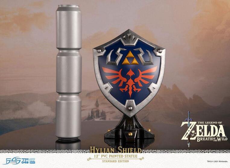 The Legend of Zelda Breath of the Wild PVC Statue Hylian Shield Standard Edition 29 cm - F4FBOTWHS