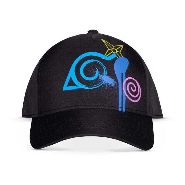 Naruto Shippuden Curved Bill Cap Logo (black) - BA772020NRT