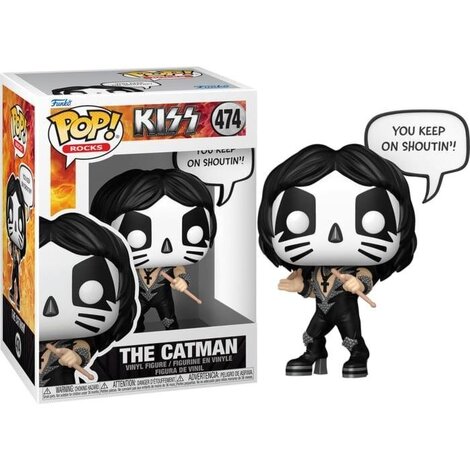 Funko POP! Rocks: Music KISS - The Catman (R&R All Night) #474 Figure 