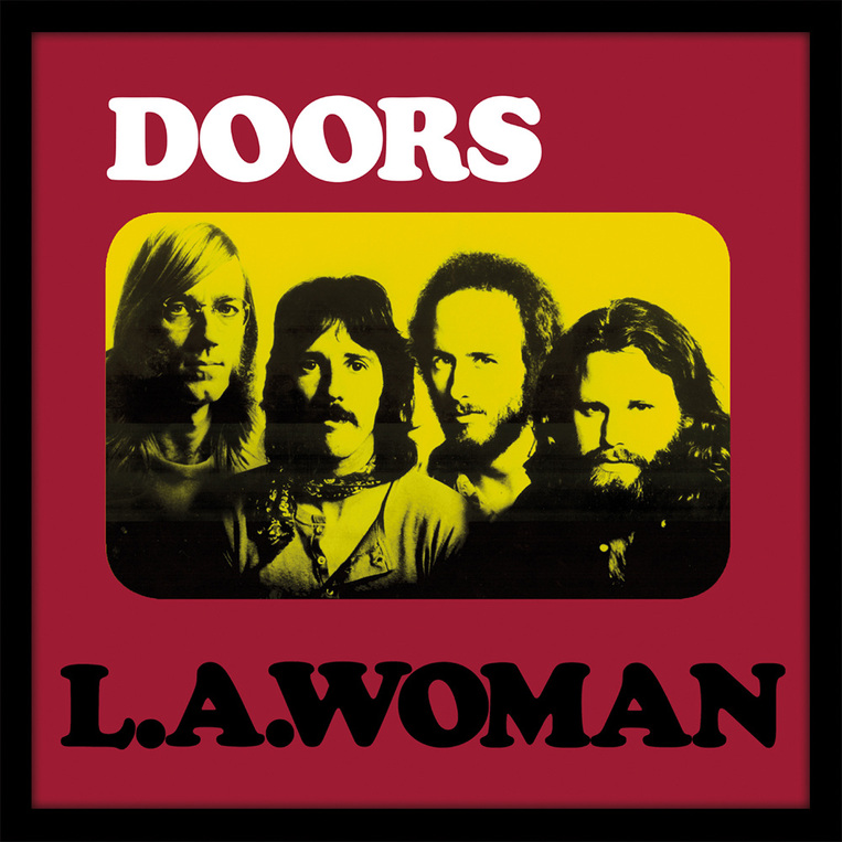 The Doors (LA Woman) Album Cover Wooden Framed Print 31.5 x 31.5cm - ACPPR48501