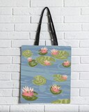 Τσάντα Υφασμάτινη Σουέτ Με Φερμουάρ Γάτα Ιμπρεσιονισμός - 6675082410234