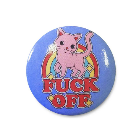 Thiago Correa (Fuck Off) 25mm Button Pin Badge - PB6153
