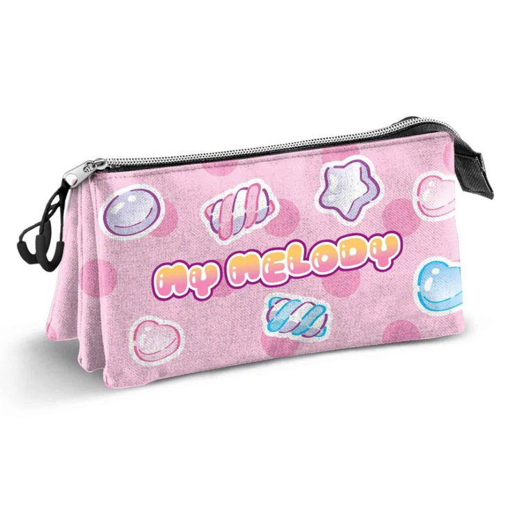 Hello Kitty My Melody Sweets Triple Pencil Case - KMN09500