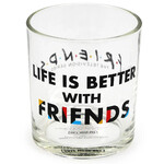 Friends - "Life is better with friends" Glass Tumbler - GL01FDS02