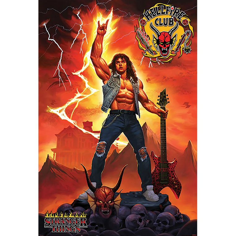 Stranger Things 4 (Hellfire Club Rock God) Maxi Poster 61 x 91.5cm - PP34721
