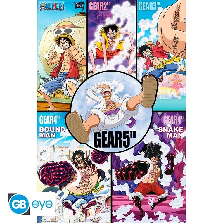 One Piece - Poster Maxi 91.5x61 - Gears History - GBYDCO504
