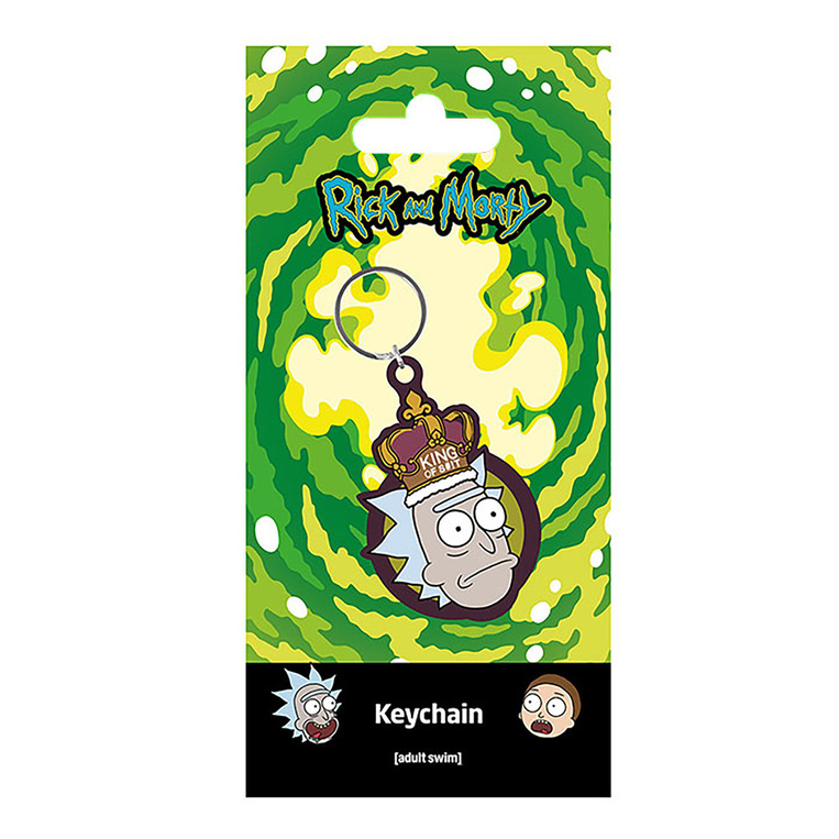 Rick And Morty (King Of S**T) Pvc Keychain - RK39323C