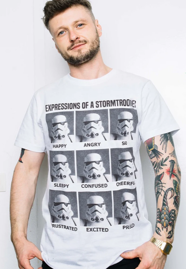 Star Wars Expressions Of Stormtrooper - T-shirt - SWC00682TSW- M