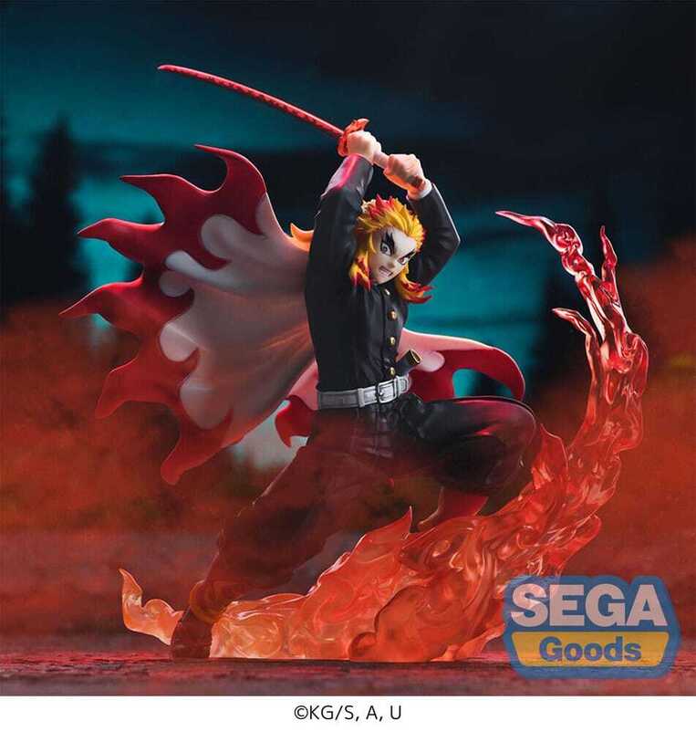 Demon Slayer: Kimetsu no Yaiba Xross Link Anime PVC Statue Kyojuro Rengoku 15 cm - SEGA46822